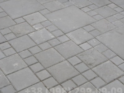 Тротуарна плитка Плита 400х400 сірафото 2