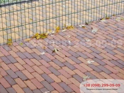 Тротуарна плитка Барселона Антик Коричневафото 8
