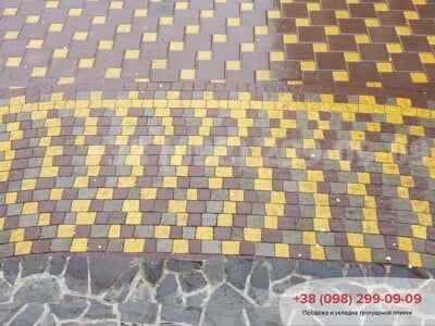 Тротуарна плитка Креатив Коричневафото 4