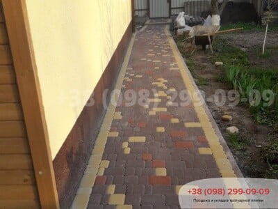 Тротуарна плитка Старе місто Коричневафото 7