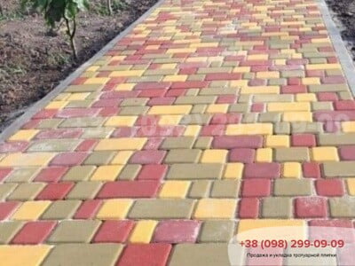 Тротуарна плитка Старе Місто Червонафото 5