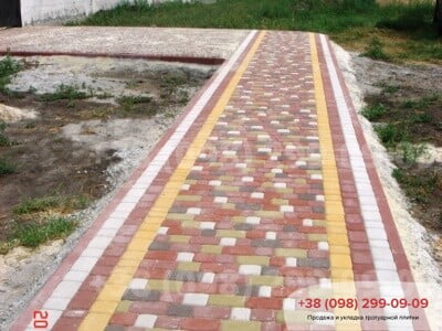 Тротуарна плитка Старе Місто Червонафото 9