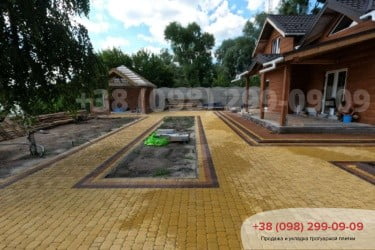 Осокорки, 4-й шлюз. Плитка Старе Місто.фото 5