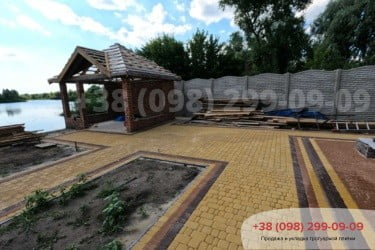 Осокорки, 4-й шлюз. Плитка Старе Місто.фото 6