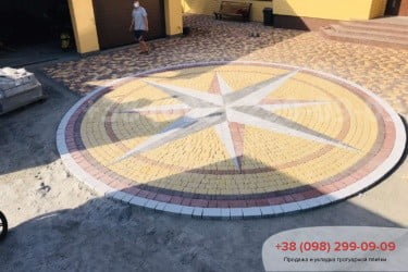 Укладання тротуарної плитки Старе Місто малюнкомфото 1