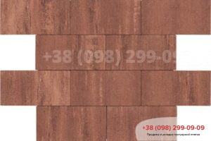 Тротуарная плитка Лайнстоун - 80 Тротуарна плитка Лайнстоун-80 Гранат