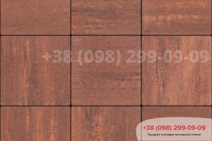 Тротуарная плитка Лайнстоун - 90 Тротуарна плитка Лайнстоун-90 Гранат