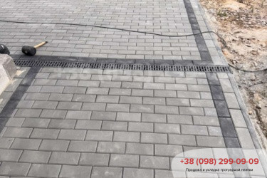 Кирпич 200х100 серыйфото 5